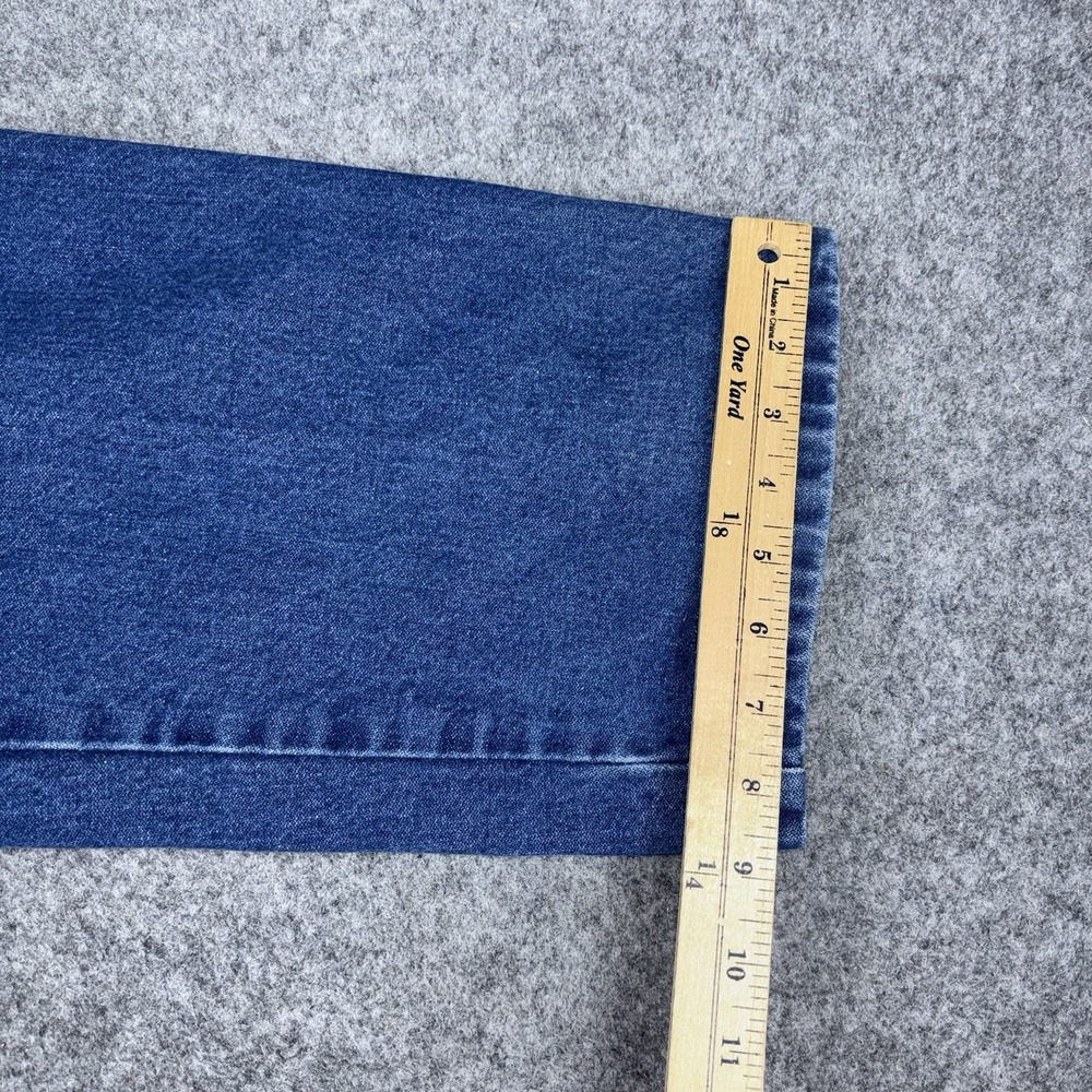 Wrangler 31MWZ Jeans Mens 44x32 Relaxed Fit Straight Leg Blue Denim Western Work - Picture 11 of 12